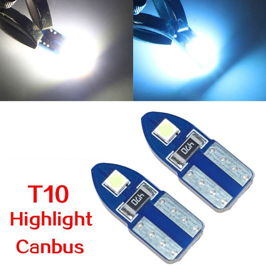 2pcs T10 Led Bulb 194 W5W Chipsets LED Bulbs for Car Courtesy Dome Map Door License Plate Light